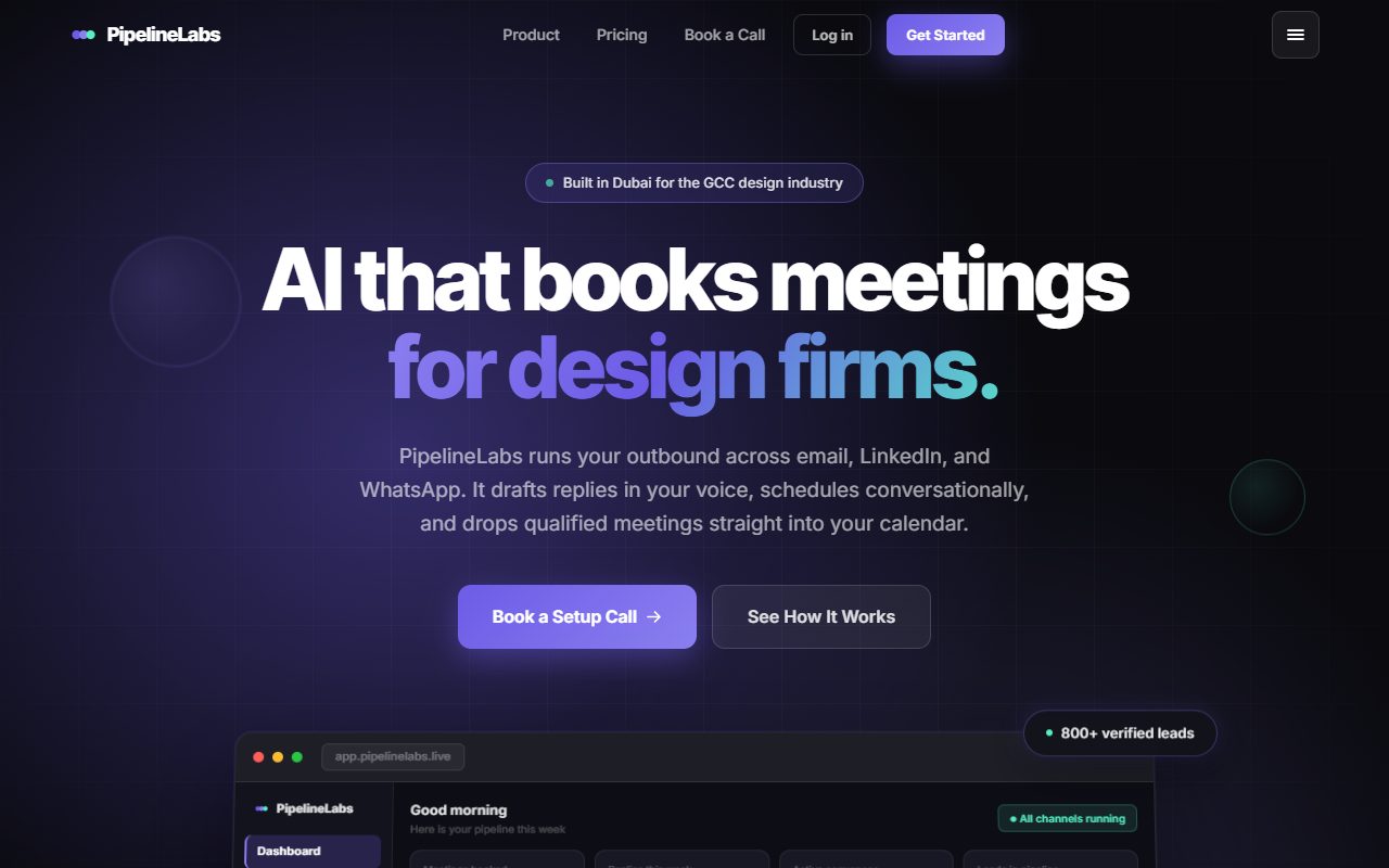 PipelineLabs — project screenshot